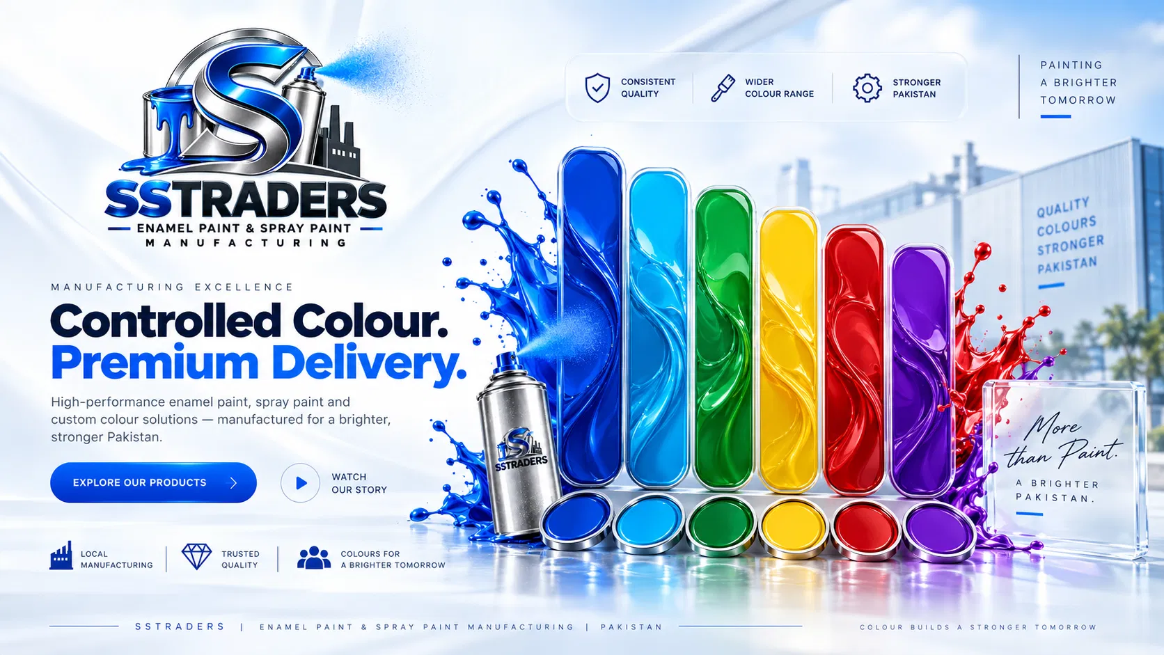 SSTRADERS colour manufacturing